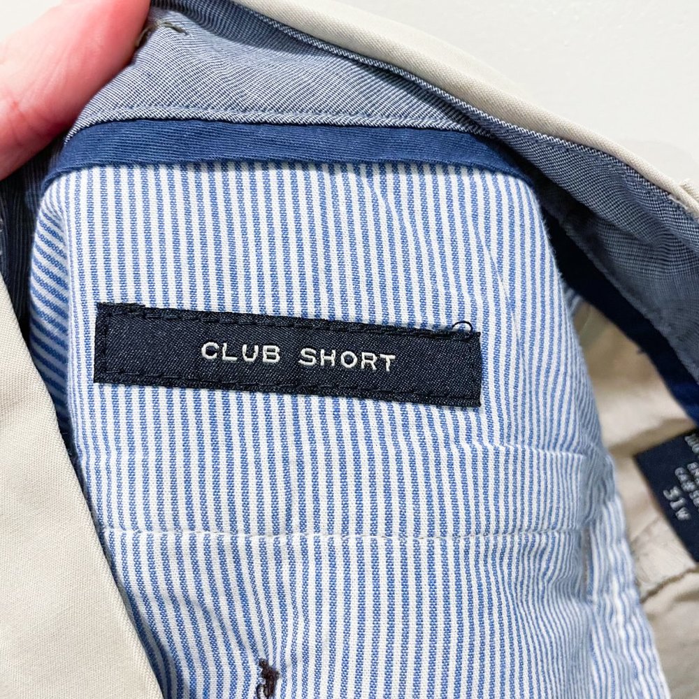 J. Crew Stretch Club Shorts in a Light Khaki Color - Picture 9 of 11